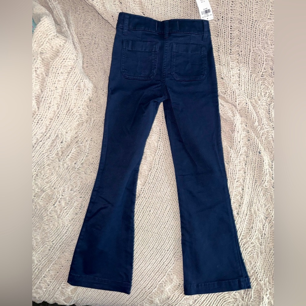 Flare navy pants
